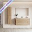 Mueble de baño Alfa Compact suspendido 120 cm 2 cajones + 2 puertas promocion de Royo